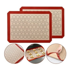 Genérico - Lamina De Silicona Macarrones 70U Cocina Repostería
