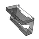 thumbnail image 4 of Rack De Enrutador De Soporte De Estante De Enrutador Colgante De Pared Para Cajas De Medios Controles Remotos 30cmx10cmx20cm, 4 of 5