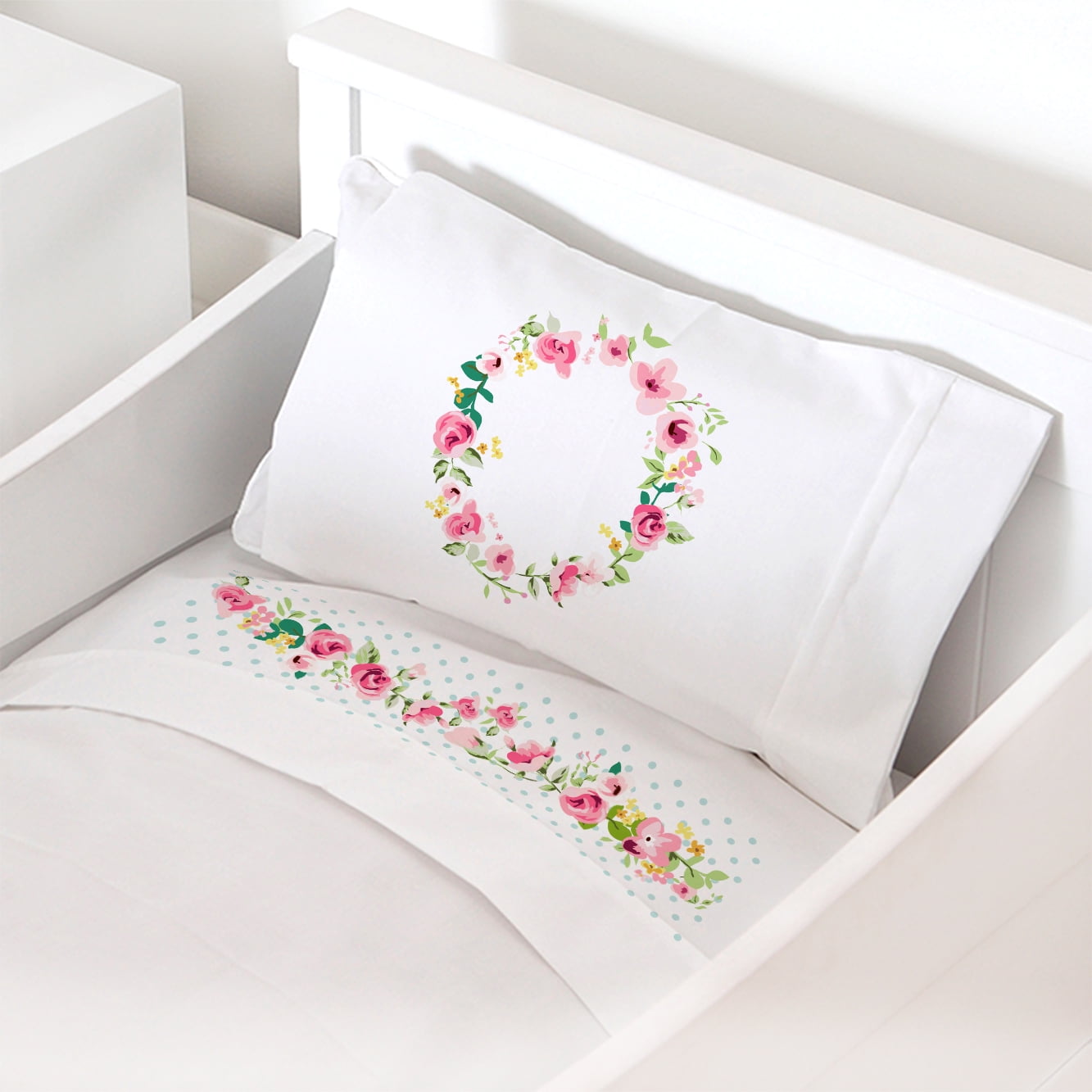 Tuyo Print - Juego De Sábanas Pack & Play Letras Vintage O