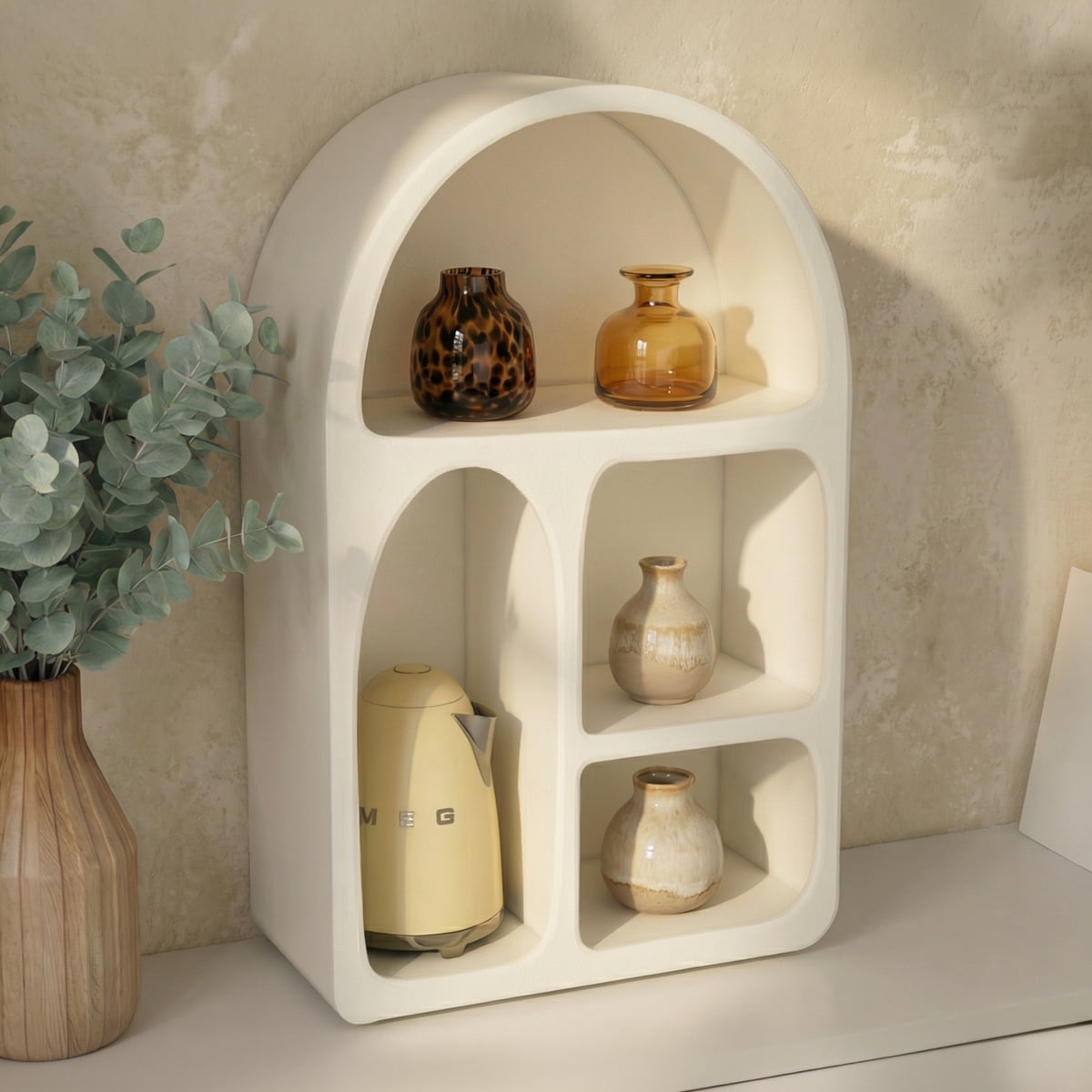 Santú Home & Deco - Estante Escandinavo Ivory Arch Medium