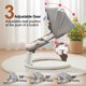 thumbnail image 3 of Columpio eléctrico para bebé DEAREST BABY con control remoto, gris, 9 kg, 3 of 9