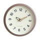 thumbnail image 4 of Reloj De Pared De 25 Cm, Silencioso, Sin Tictac, Reloj Decorativo Para Estudio, Dormitorio, Cafetería, Bar, Marrón, 4 of 6