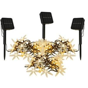 Disparo - Set 3 Luces Navidad Libelulas 4M Solar Calidas Decoracion