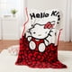 thumbnail image 3 of Manta Polar Hello Kitty Infantil 46x60 Rojo Blanco Microfibra, 3 of 3