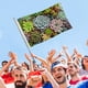thumbnail image 4 of Plantas Suculentas Bandera impresa con temática, regalo perfecto para fanáticos, amigos y familiares, y adecuada para actividades al aire libre e interiores, decoraciones de fiesta. 60*90CM, 4 of 6