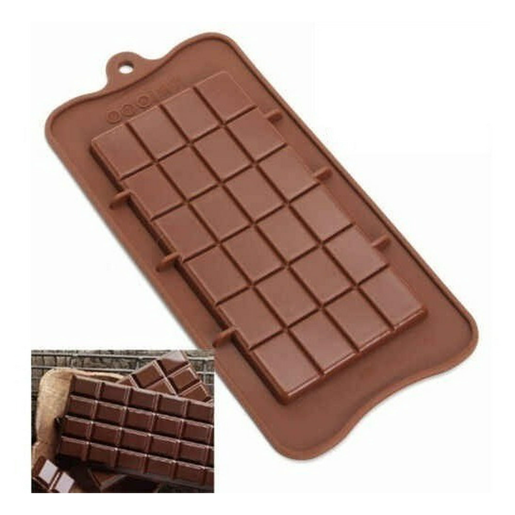 Genérico - Moldes De Chocolate Moldes Barra De Chocolate Silicona