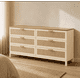 thumbnail image 2 of Cómoda "Huilo" 6 Cajones - Beige - 150x40x90 cm, 2 of 3