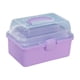 thumbnail image 1 of Organizador Estuche De Almacenamiento Organización Del Hogar Cajas De Almacenamiento Transparentes Multifuncionales Violeta, 1 of 3