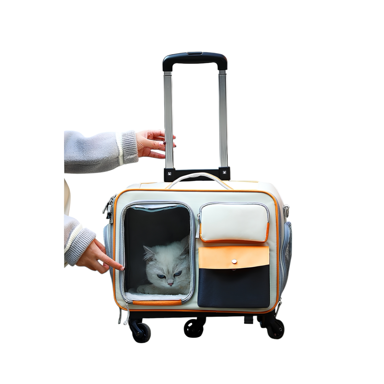 Maleta Mochila Bolso Perros Gatos 3 En 1 Cute By Lubabycas