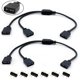 thumbnail image 1 of Cable Splitter ARGB Jstincal 1 a 2 5V 3 pines hembra a hembra 30 cm, 1 of 3
