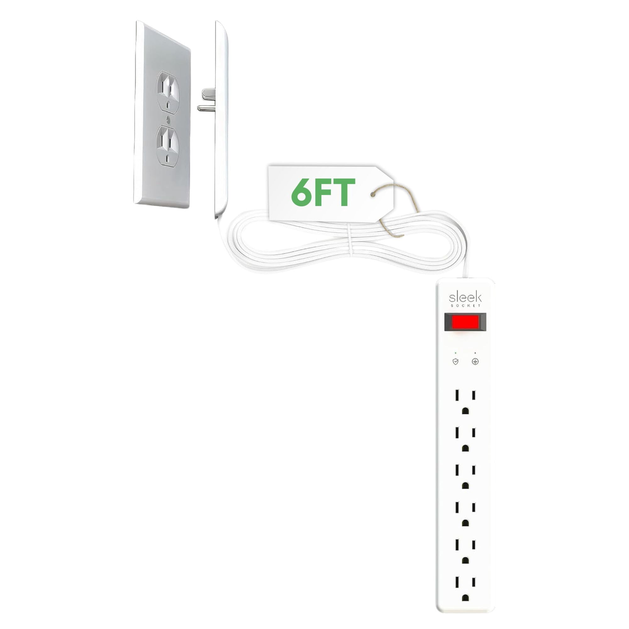 Outlet Concealer Sleek Socket Original Con Kit Corrector De Cables