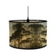 thumbnail image 3 of Pantalla De Lámpara Con Estampado De Tambor Cubierta De Luz Vintage Para Portalámparas E26/E27 Para Estilo Colgante D, 3 of 5