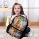 thumbnail image 4 of Papa Divertida Mochila Escolar para Niños y Niñas, Mochila Infantil de Alta Calidad Ligera, Grande y Duradera 43x15x32cm, 4 of 6