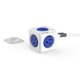 thumbnail image 1 of PowerCube Allocacoc Extended de 5 salidas con cable de 1,5 m, color azul, 1 of 6
