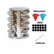 thumbnail image 2 of Soporte giratorio de acero inoxidable para condimentos16 tarros, 2 of 4