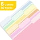 thumbnail image 4 of Carpetas de archivos SUNEE, paquete de 30 unidades, Manila, 8.5 x 11 pulgadas, 6 colores brillantes, 4 of 8