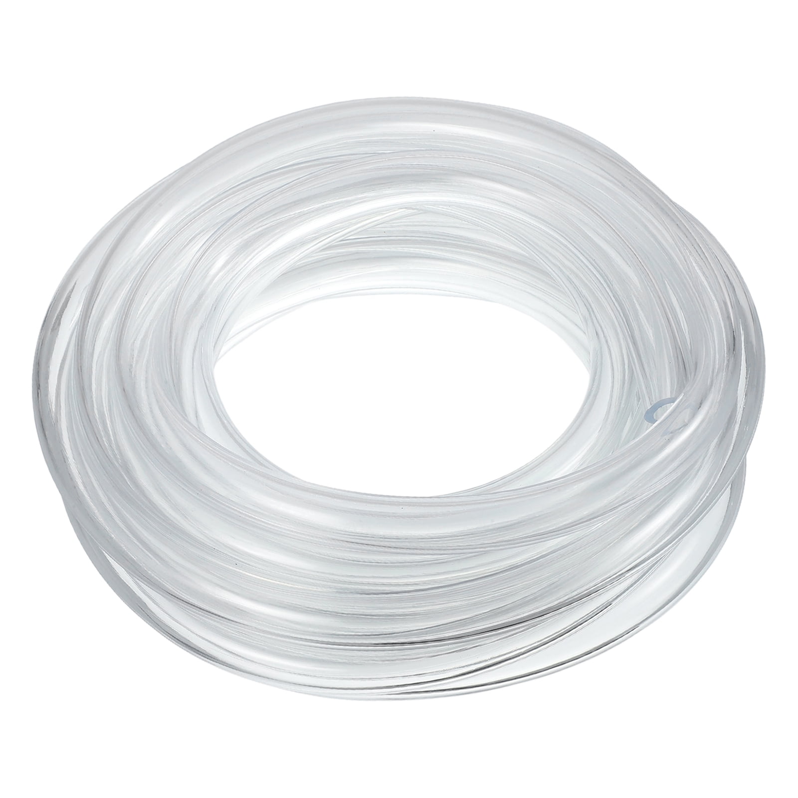 Manguera Transparente Uxcell, Tubo de Agua de Plástico Flexible Manguera de Vinilo Ligera - Adecuada para (Jardín/Piscina/Bomba/Acuario/Tanque de Peces), 0.51"(13mm) DI & 0.71"(18mm) DE & 16.4ft