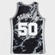 thumbnail image 2 of Camiseta Mitchell and Ness San Antonio Spurs David Robinson 50 Marble, 2 of 3