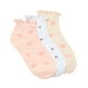 thumbnail image 1 of Calcetines Mujer Cortos Flores Y Guindas Rosado Corona, 1 of 4