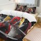 thumbnail image 3 of Deadpool & Wolverine 3 Piece Sets Full/Queen Size - Reversible Microfiber Quilts with 2 Shams Soft Lightweight Bedspread Coverlet Comforter for All Season Bed Sheets, 3 of 5