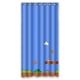 thumbnail image 1 of Cortina de ducha Super Mario, juego de cortina de baño con ganchos, tamaño 36 x 72 pulgadas, 1 of 3