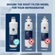 thumbnail image 2 of Filtro de agua Mist ADQ74793501 para LG LT1000P, paquete de 2, 2 of 8