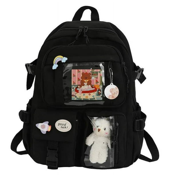 Japanese Girls Aesthetic Backpack Cute School Bags For Student Teens Girls Pockets Women Laptop Backpack Harajuku