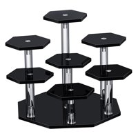 Magideal - Elevadores De Acrílico De Exhibición De Acrílico, Soporte De Exhibición De Colección S De Figuras De Acción Duraderas, Para Coleccionables Muñecas Jug Negro