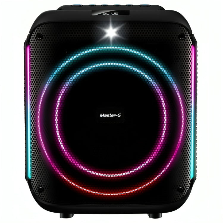 Master G - Parlante Bluetooth Master-g Mg Scratch Negro Karaoke