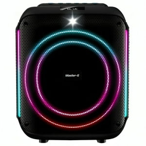 Master G - Parlante Bluetooth Master-G Mg Scratch Negro Karaoke