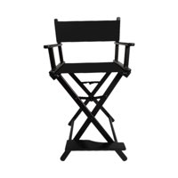 Ioensy - Silla De Artista De Maquillaje Cosméticos Belleza Plegable Para Balcón Maquillaje Negro