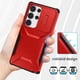 thumbnail image 5 of Funda Resistente para Samsung Galaxy S25 Ultra con Tapa Deslizante y Protección Militar Rojo, 5 of 6