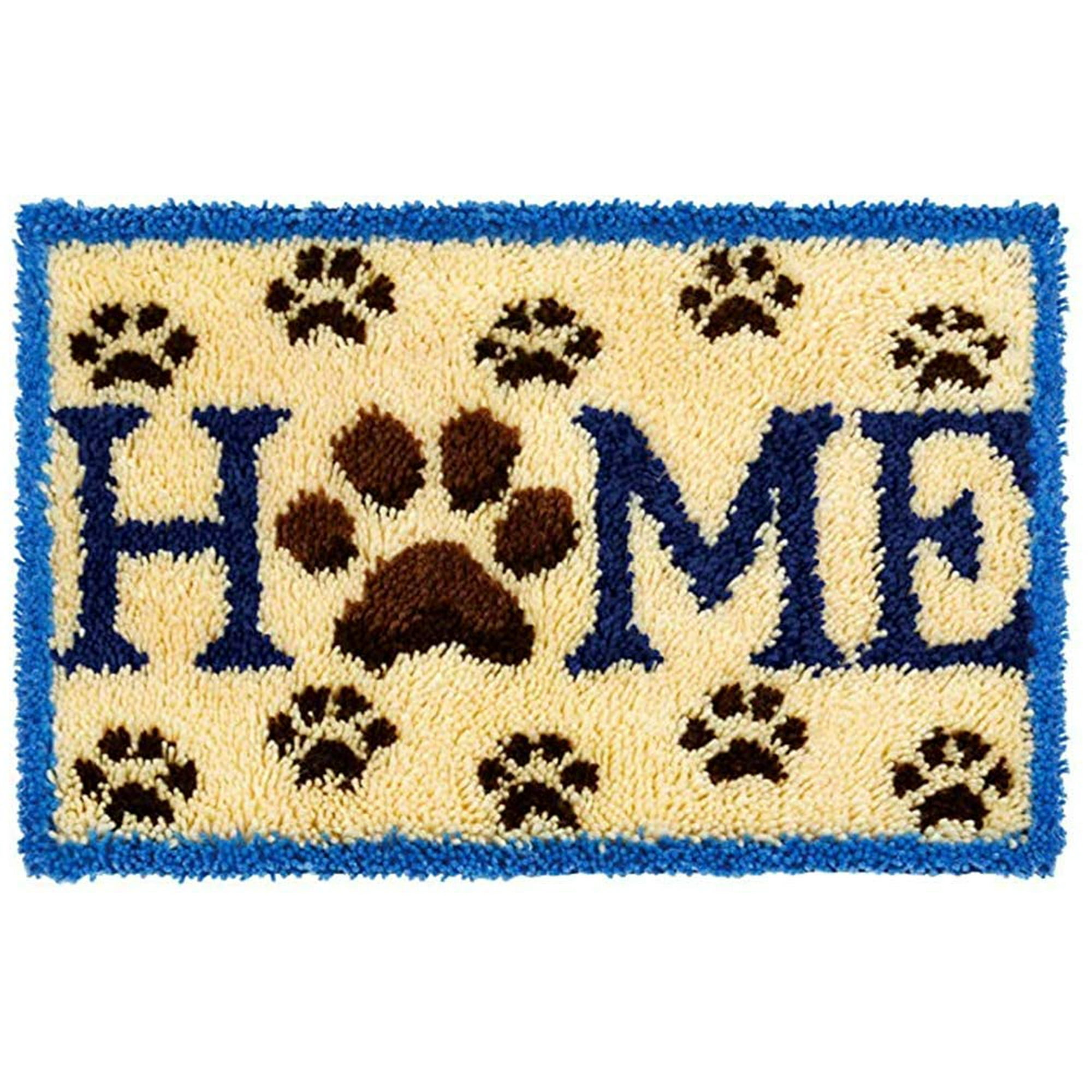 Kit De Alfombra Con Gancho De Pestillo Meetbself Alfombra Decorativa Navideña 3d