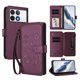 thumbnail image 1 of Funda Cartera Mariposa para [Xiaomi Poco F6 Pro] con Soporte y Cremallera Violeta, 1 of 6