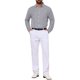 thumbnail image 2 of Camisa a Rayas de Manga Larga Casual para Hombre INSPIRE CHIC con Bolsillo en el Pecho L Negro Blanco, 2 of 5
