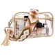 thumbnail image 1 of Bolsos cruzados para mujer, bolsos transparentes aprobados para estadios con correas de guitarra, bolso cruzado transparente, mochila transparente para eventos deportivos., 1 of 5
