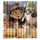 thumbnail image 1 of Cortina de ducha de Mr Peabody y Sherman, juego de cortina de baño con ganchos, tamaño 66 x 72 pulgadas, 1 of 3