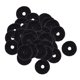 thumbnail image 1 of 50 piezas de correa de guitarra Bloque de seguridad Correa Cerradura Arandela Juntas Negro, 1 of 5