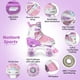 thumbnail image 2 of Patines Nattork para Niñas Ajustables con Luces Morado, 2 of 6