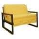 thumbnail image 1 of Futon Metalico Folk 1.5 plaza  "Mostaza", 1 of 2