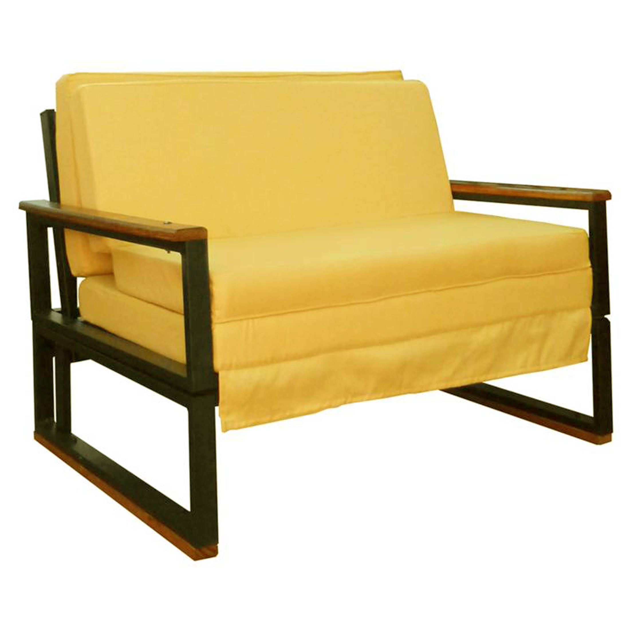 Recutex - Futon Metalico Folk 1.5 Plaza ""Mostaza""