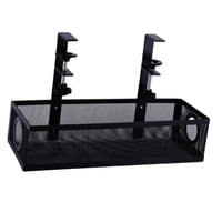 Bothyi - Contenedor Para Estante De Almacenamiento De Cables Debajo Del Organizador De Escritorio Para Oficina En Casa Negro