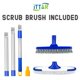 thumbnail image 4 of Juego de cepillos de limpieza ITTAR Grout & Scrub con mango largo (2 unidades), 4 of 8