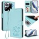 thumbnail image 2 of Funda de Gato tipo Libro para Xiaomi 15 Pro, Verde Claro, 2 of 6