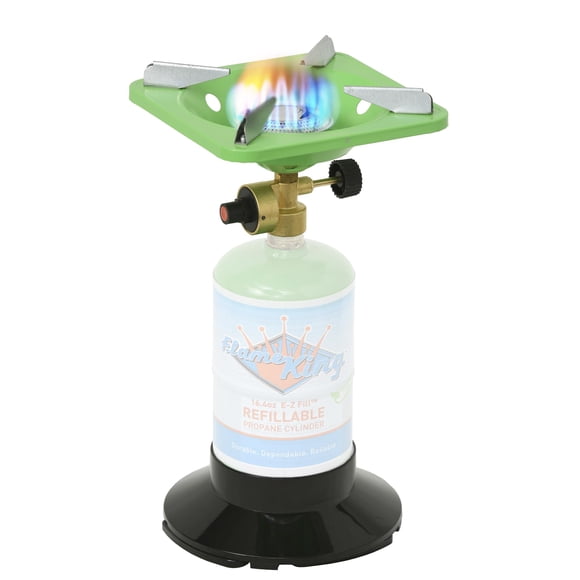 Cocina de camping portátil Flame King YSNVT-508 de 10,000 BTU