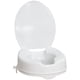 thumbnail image 1 of Asiento elevador para inodoro AquaSense de 10 cm de altura con tapa, blanco, 1 of 3