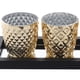 thumbnail image 3 of Set Portavelas Decorativo Bandeja Espejo 4 Piezas, 3 of 4