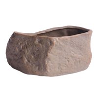 Magideal - Macetas De Cerámica Soportes De Plantas Maceta De Forma De Piedra Duradera Con Orificio De Drenaje Macetas De Entrenamiento De Bonsái Para Patios De , Estilo A Y Pequeño