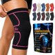 thumbnail image 1 of Rodillera de Compresión UFlex Athletics Talla Media Rosa, 1 of 8