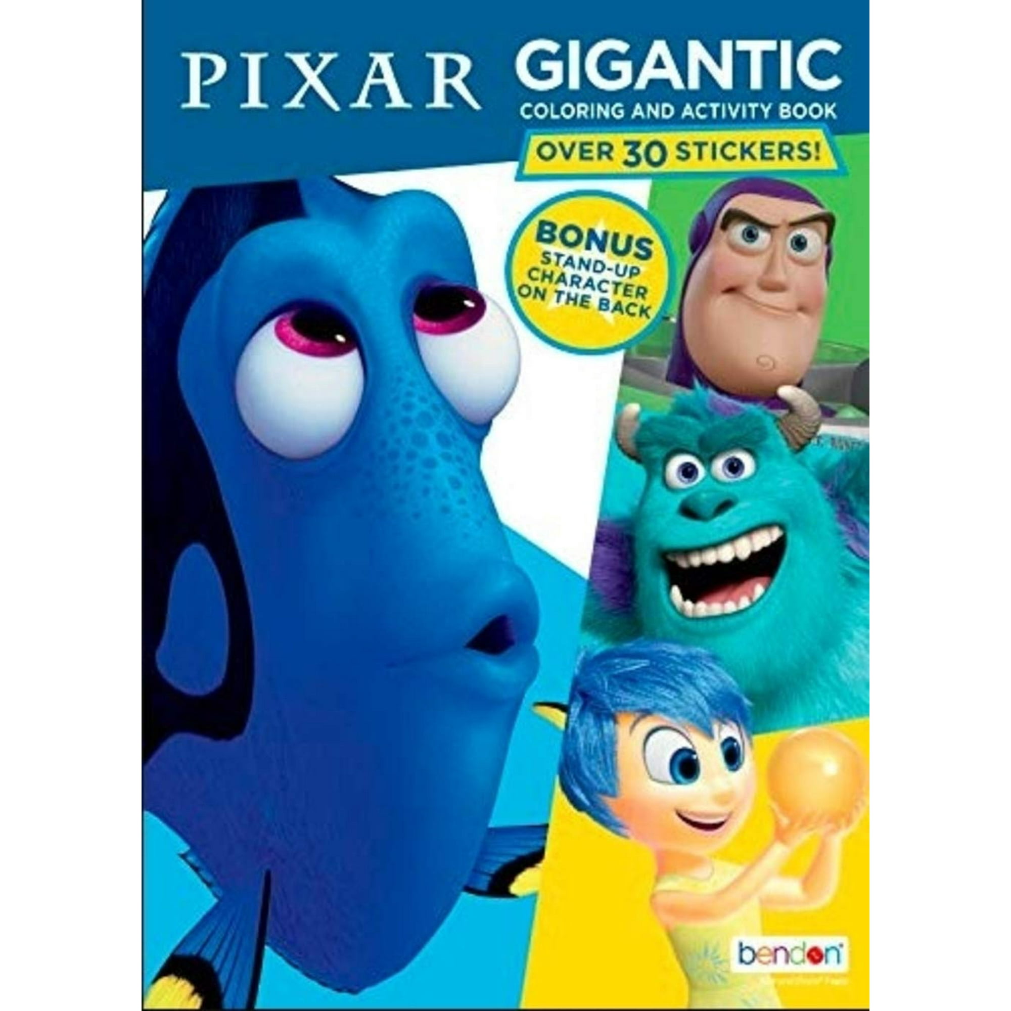 Libro Para Colorear Y Actividades Disney Pixar, 192 Páginas, Dory Nemo T